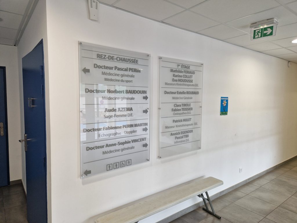 Signalétique Maison Médicale 1
