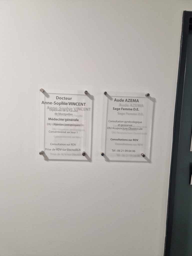 Signalétique Maison Médicale 3