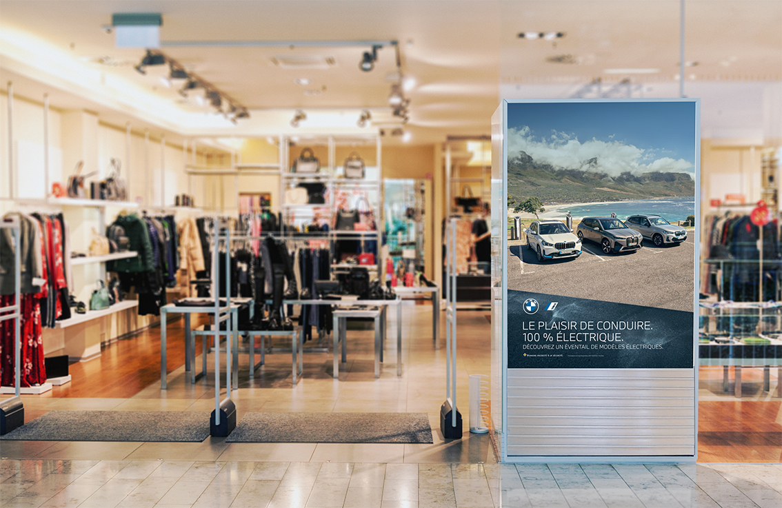 Gestion et déploiement de supports PLV en point de vente magasin